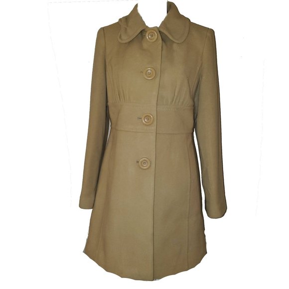Jessica Simpson Jackets & Blazers - Jessica Simpson Camel Wool Coat Size M